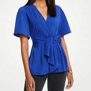 Ann Taylor Tie Front Shirt